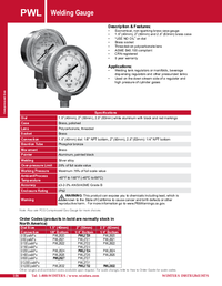 Thumbnail of document Data Sheet - PWL Welding Gauge